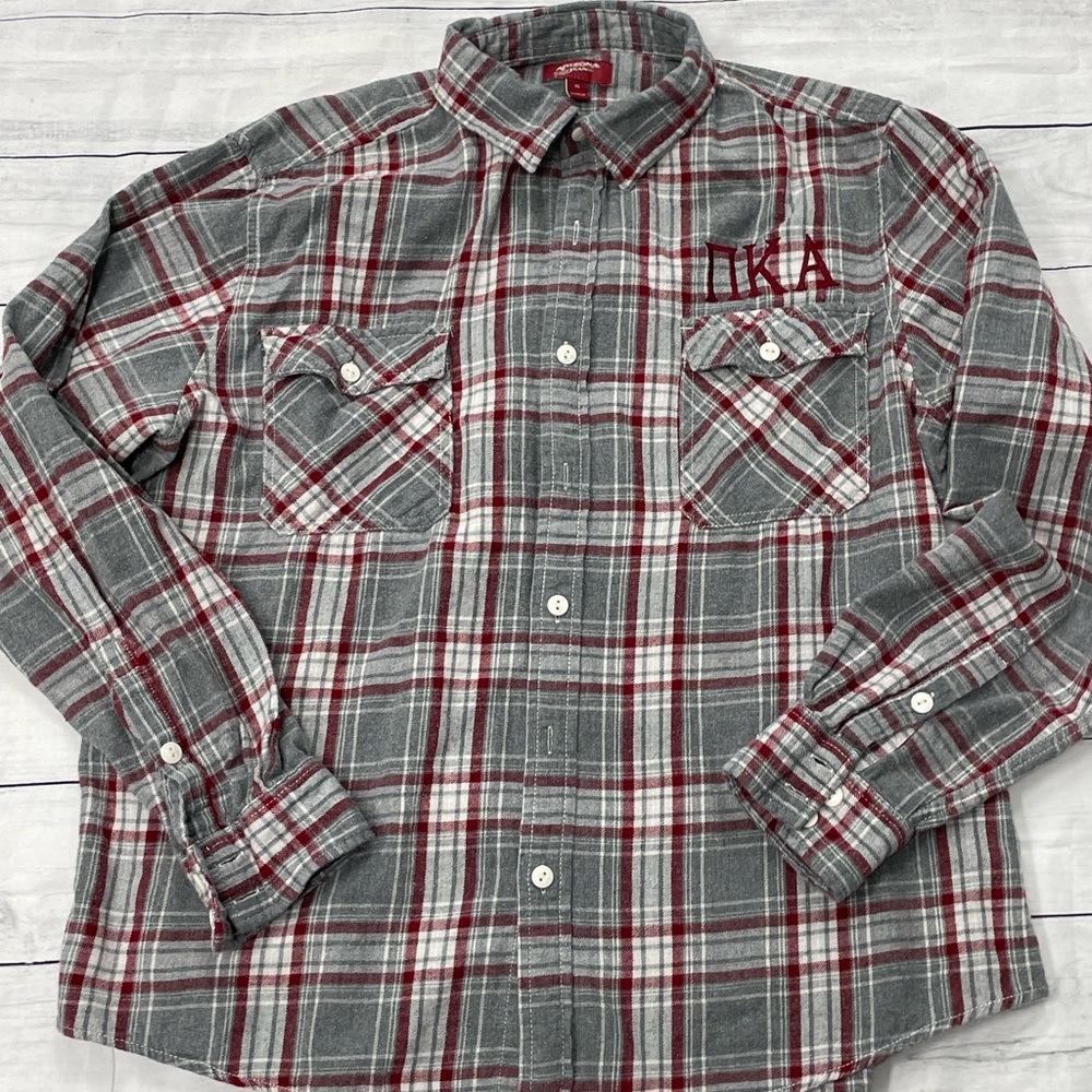 Pi Kappa Alpha embroidered Flannel
